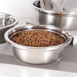 Paslanmaz çelik yem kasesi evcil hayvan Metal içme kase köpek kedi maması ve su kasesi - Product Image 5