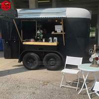 Remorque alimentaire, camion de nourriture, entièrement équipé, Mobile, Bar à bière, café Vintage, chariot, vente de jus, camion de nourriture pour chevaux