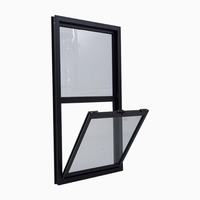 Fenêtres et portes en aluminium, fenêtres de toit à double vitrage pour maisons, non brisables, coulissantes, en aluminium