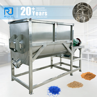 Mélangeur à ruban industriel pour aliments animaux de 100 kg, 500 kg, 1 tonne, 2 tonnes, pour la préparation d'aliments concentrés pour bétail et volailles