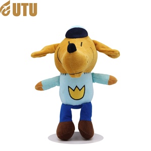 Muñeco de Peluche Súper Suave de Algodón PP para Alivio del Estrés, Serie Detective Dog Adventure, Novedad Europea y Americana - Product Image 1