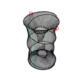 Oferta Especial: Jaula Plegable Reforzada para Cangrejos, Red <span class=keywords><strong>de</strong></span> Pesca Multifilamento <span class=keywords><strong>de</strong></span> PE y PP para una Pesca Eficiente <span class=keywords><strong>de</strong></span> Cangrejos en el Mar - Product Image 1
