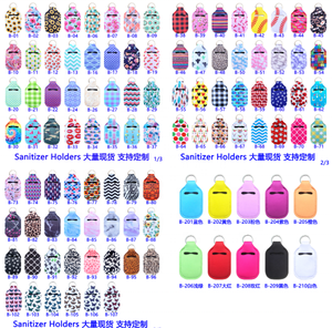 Customized Self Defense Wrist Strap Key Chain <strong>Wristlet</strong> Black Protect Lip Balm <strong>Neoprene</strong> Lipstick Holder Keychain - Product Image 1