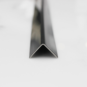 <span class=keywords><strong>Profil</strong></span>é en acier inoxydable 304, naissance de cheveux noire, finition en L, décoration d'angle murale - Product Image 3