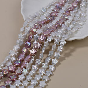 Collar y Pendientes de Perlas Pentagrama Completas de Estilo Barroco, Accesorios de Bricolaje, Perlas Sueltas Naturales de Agua Dulce - Product Image 1