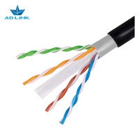 Câble de communication réseau extérieur Ethernet RJ45 Cat 5, Cat 7, Cat 6e, Cat 5e, Cat 7e, SFTP, UTP, en bobine de 305 m