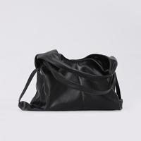 Sac à bandoulière pour femme COFANNI, en cuir PU noir imperméable, à sangle unique, grande capacité, sac hobo, pour le quotidien et les voyages