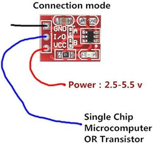 Aismartlink TTP223 mô-đun nút cảm ứng tự khóa nhích chuyển đổi điện dung chuyển đổi kênh đơn - Product Image 3