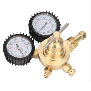 Régulateur de pression d'azote (N2) haute pression de style américain CGA580 tout en cuivre, vanne de réduction d'azote haute pression, tuyau pour - Product Image 2