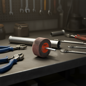 Ttake Corundum Abrasive Cloth Flap <b>Wheel</b> 30x30 Mm 6 Mm Shaft 120 Grit <b>Grinding</b> <b>Wheel</b> - Product Image 3