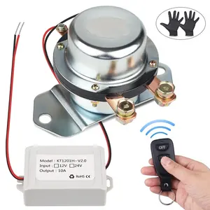 Isolador eletromagnético sem fio, controle remoto de 12v 24v, bateria automotiva, interruptor solenoide