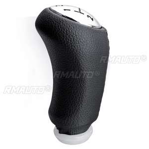 Poignée de levier de vitesses manuelle à 5 vitesses en cuir PU pour Renault Clio II III Megane II Scenic II Kangoo - Product Image 3