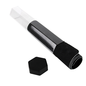 Custom <b>Hexagonal</b> Transparent Aluminum Alloy Playmat Storage Tube Custom Color Logo - Product Image 1