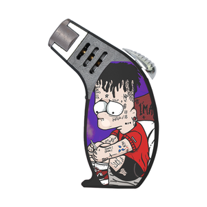 Encendedores de Antorcha Metálicos Inclinados Recargables de Gas Butano, Diseño Personalizado Resistente al Viento, Nuevos Estilos, Venta al por Mayor para Cocina, Regalos - Product Image 4