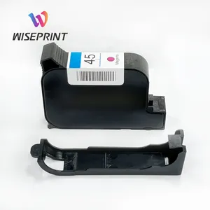 Wiseprint HP 45 45a 51645a 2580 2588 Tij2.5互換性のあるプラスチック工業用サーマルインクジェットプリンターインクカートリッジ