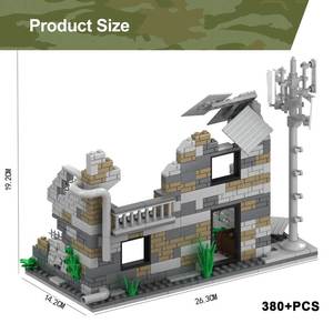 Ensemble <span class=keywords><strong>de</strong></span> blocs <span class=keywords><strong>de</strong></span> construction <span class=keywords><strong>de</strong></span> dioramas historiques <span class=keywords><strong>de</strong></span> scènes <span class=keywords><strong>de</strong></span> bataille militaires <span class=keywords><strong>de</strong></span> la Seconde <span class=keywords><strong>Guerre</strong></span> mondiale, ruines <span class=keywords><strong>de</strong></span> la <span class=keywords><strong>guerre</strong></span>, architecture MOC - Product Image 2