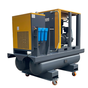 Compresor de Aire de Alta Calidad, 134 CFM, 22 kW, 30 HP, Todo en Uno, Compresor de Aire Industrial de Tornillo Rotatorio con Cuatro Ruedas - Product Image 6