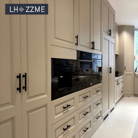 Ensembles complets d'armoires de cuisine en bois massif, organisateur de garde-manger sur mesure, comptoir en quartz, armoire prête à assembler, panneau mélaminé MDF