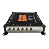 Multiconmutador Satelital MSQ912 9x12, 950-2150MHz, 1 Entrada Terrestre, 8 Entradas Satelitales, 12 Salidas para Suscriptores, Doble Satélite Quattro Quad LNB