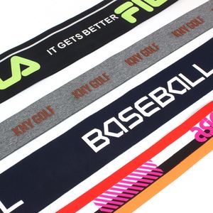 High Elasticity Print <b>Webbing</b> Tape Anti-skid Elastic Band Glue Dripping Elastic Straps - Product Image 6