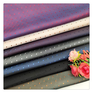 Factory Directly Sale Polyester Viscose Dot Jacquard Brocade Lining <strong>Fabric</strong> for Coat Jacket and Suit - Product Image 1