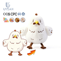 Jouet en peluche poulet mignon personnalisé UYEAH CE EN71 CPC ASTM, animal en peluche sur mesure, jouet en peluche en coton, poussin, oiseau, cadeaux pour enfants
