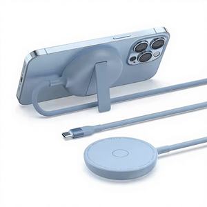 <span class=keywords><strong>Chargeur</strong></span> <span class=keywords><strong>sans</strong></span> fil magnétique 2 en 1 15W, <span class=keywords><strong>chargeur</strong></span> <span class=keywords><strong>sans</strong></span> fil rapide pour I-Phone 17 16 15 Pro Max AirPods 2/3, support de bureau - Product Image 1