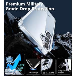 Funda para Redmi Note 12 5G, Antigolpes, Protección Contra Caídas, Flexible, de TPU, Color Negro - Product Image 3