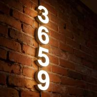 Enseigne lumineuse LED personnalisée en acrylique et acier inoxydable pour entreprise, bureau, magasin, extérieur, signalétique murale 3D