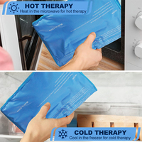 Pack de glace réutilisable pour les blessures Pack de gel chaud et froid de grande taille 11*14 pouces pour le soulagement de la douleur au genou et à l'épaule