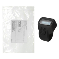 Compteur électronique à main Tasbih bagues Tasbeeh compteur LED affichage électronique doigt Clicker perle minuterie comptage