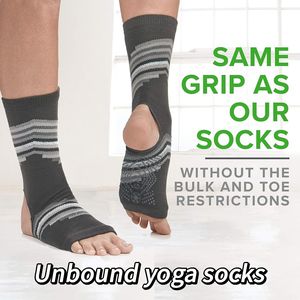 Calcetines de Pilates Transpirables con Agarre para Mujer, Calcetines de Yoga hasta el Tobillo, Calentadores de Piernas con Agarre para Danza, Aeróbic y Barre - Product Image 2