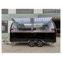 Remorque mobile rapide de camion de chariot de nourriture de rue standard de l'Australie avec la voiture congelée de cuisine personnalisable personnalisé