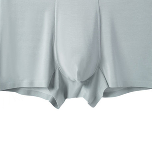 กางเกงในบ็อกเซอร์ของผู้ชายขายส่งมีโลโก้แบบไมโครผ้าสแปนเด็กซ์สีพื้นสั้นยืดหยุ่นออกแบบโลโก้ได้ตามต้องการ - Product Image 2