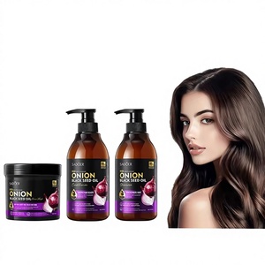 Le plus populaire SADOER Marque privée Huile de graines noires d'oignon Soin capillaire multi-effets hydratant Après-shampoing <span class=keywords><strong>Masque</strong></span> capillaire - Product Image 1
