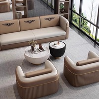 Lumière luxe hôtel hall salon carte canapé chaise affaires réception bureau thé Table combinaison pour les négociations