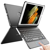 Étui clavier tactile OEM ODM pour tablette 10,2 pouces 9e, 8e, 7e génération avec pavé tactile multipoint, housse de protection rotative à 360° et