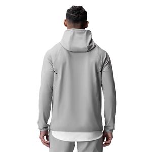 Customized Eco-friendly Quick-Drying Men's Fitness Sports Zip-up <b>Gym</b> <b>Hoodie</b> Wear Plus Size Jacket Printed Embroidered <b>for</b> Spring - Product Image 2
