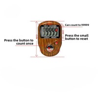 Nouveau Compteur de Doigts à Anneau Tactile Grand Écran Effet Bois pour l'Étude et la Prière