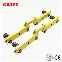 Chariot d'extrémité de grue à structure flexible avec moteur VFD pour réduire la pression sur les rails et pièces de limitation et d'amortissement