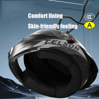 Casque de moto modulaire unisexe à visière relevable, imperméable, pour motocross, course, en ABS, double visière PC, Cascos Para Moto, Casque Moto