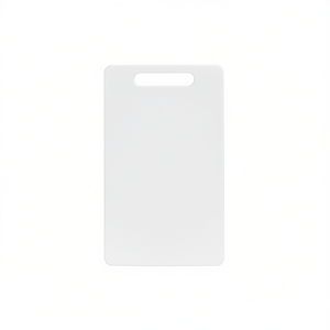 KESPER Cutting Board Pack Of 5 White <b>Plastic</b> Chopping <b>Block</b> For Kitchen Use - Product Image 2