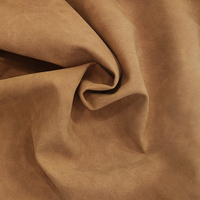 Rouleau 30 cm X 135 cm de Tissu en Cuir Artificiel Daim Couleur Unie pour DIY, Fabrication de Porte-clés, Sacs, Artisanat - Livraison Gratuite