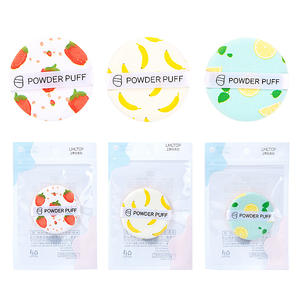 Éponge de maquillage hydrophile sans latex LMLTOP Fresh Fruit Powder Puff, paquet individuel, A80089 - Product Image 1