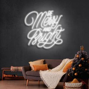 Letrero de neón LED de <span class=keywords><strong>Navidad</strong></span> azul impermeable para exteriores decorativo moderno para fondo de vacaciones - Product Image 5