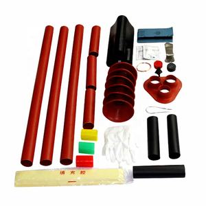 طقم توصيل كابلات داخلي أحمر حراري الانكماش من Flyron Tech NLSN 36KV، مصنوع من مادة البولي إيثيلين المتشابكة بالأشعة (PE) بثلاثة أسلاك، للاستخدام الداخلي. - Product Image 6