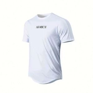 Conception personnalisée de t-shirts de haute qualité 180 g/m², impression personnalisée du logo de la marque OEM, t-shirts unisexes pour hommes 100 % coton - Product Image 2