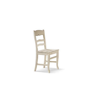 LUSY Design fattoria metà del secolo sedia da pranzo in legno schienale in pelle PU forte costruzione per uso ristorante caffetteria a casa - Product Image 1