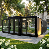 Conteneur Extensible 20ft 30ft, Module d'Habitation Autonome, Maison Préfabriquée, Kit Tiny House, Hébergement, Énergie Solaire, CE