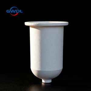 Crisol de Mullite OEM e Funil de Quartzo com Capacidade de 1,6 Litros para Aplicações de Aquecimento e Cozimento de Ouro, Prata, Platina e Sílica Fundida em Vidro - Product Image 3